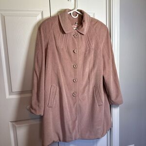 Vintage 1960s Country Pacer Elegant Cottage Core Pink Velvety Jacket